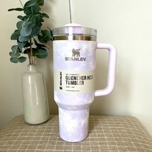 NWT 40oz Stanley Quencher Wisteria Purple Tie Dye Limited Edition